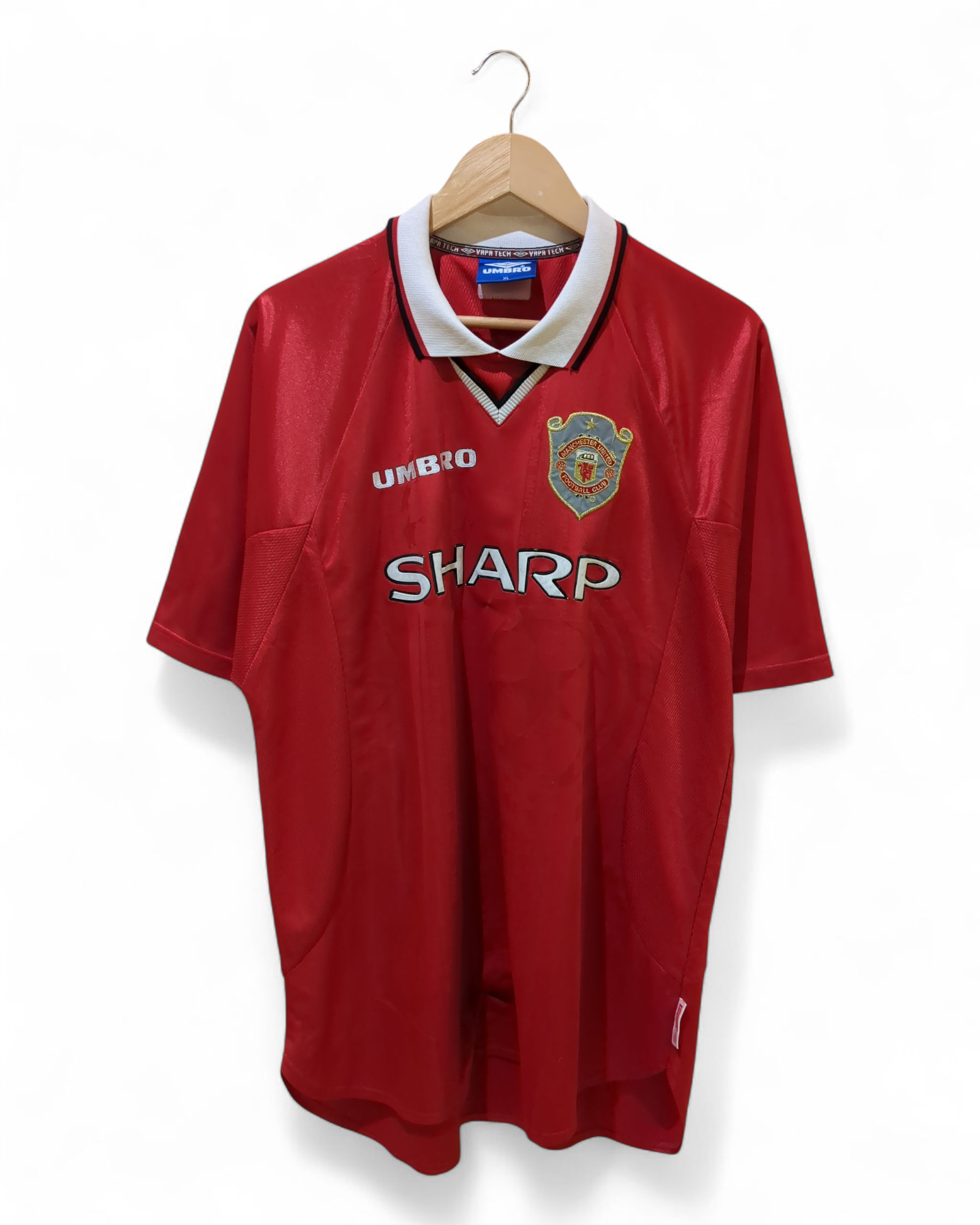 1998-99 Umbro Manchester United European Home Shirt - (XL)