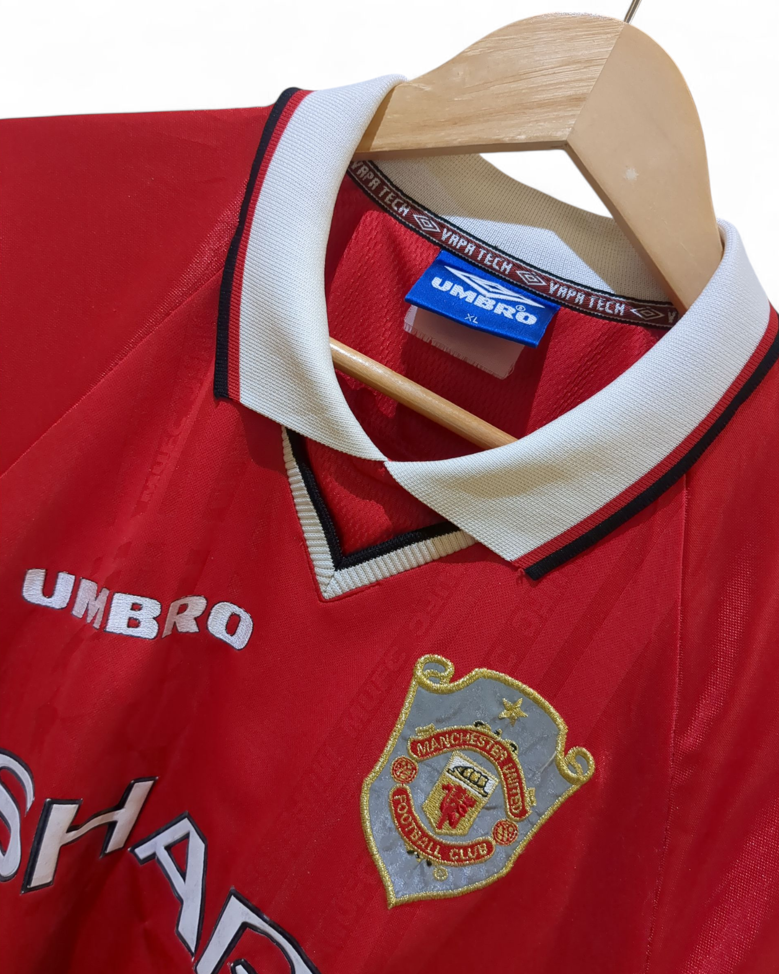1998-99 Umbro Manchester United European Home Shirt - (XL)