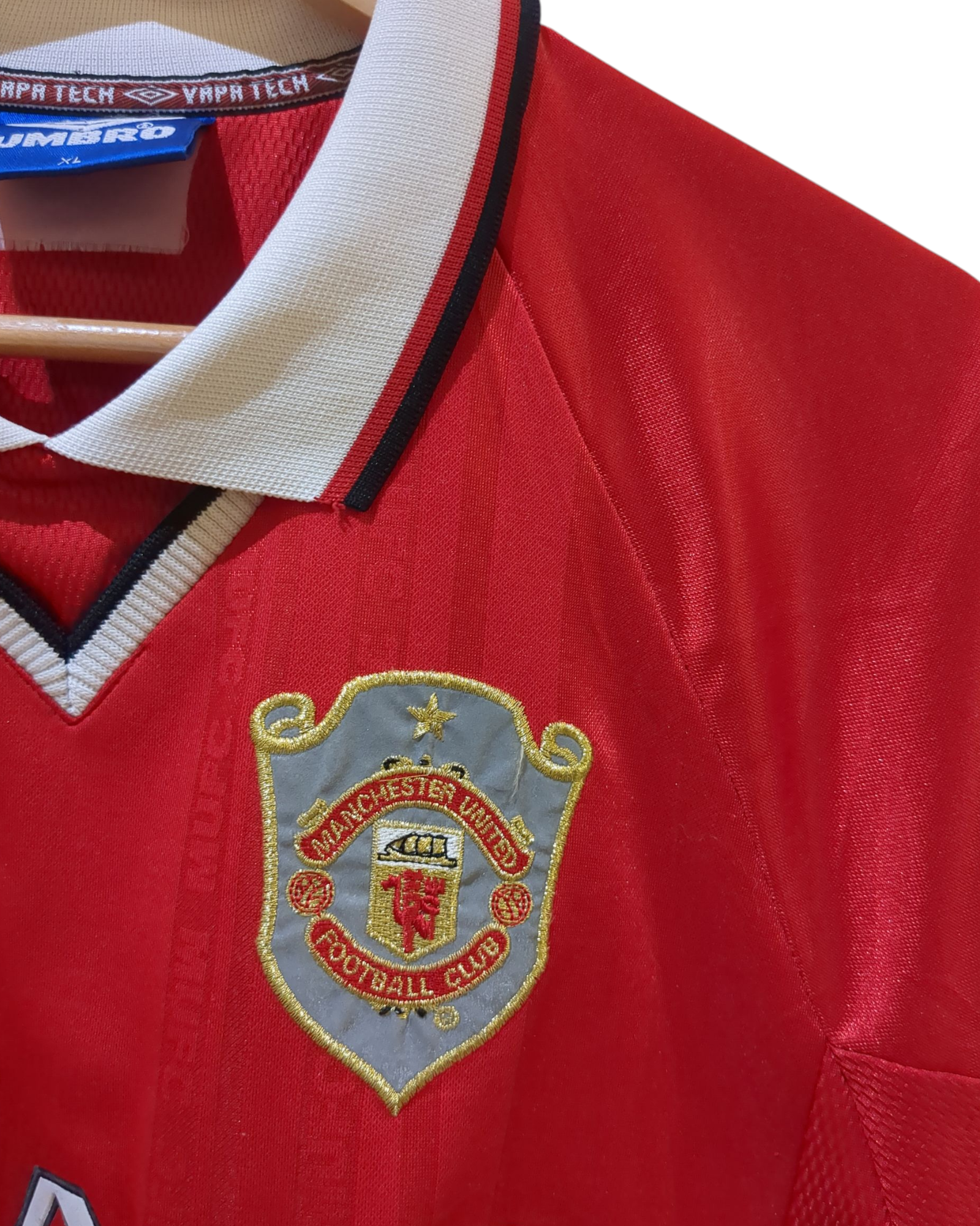 1998-99 Umbro Manchester United European Home Shirt - (XL)