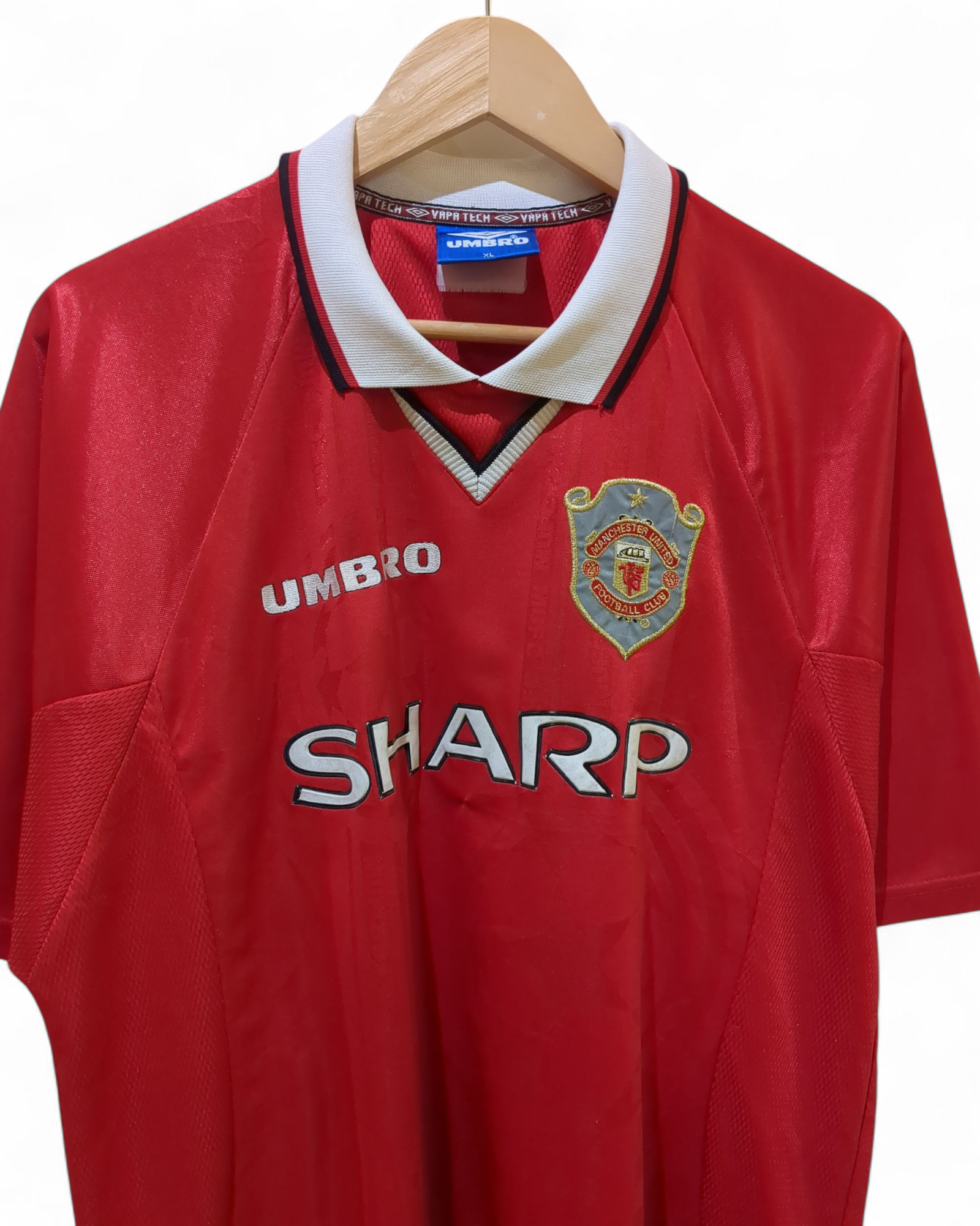1998-99 Umbro Manchester United European Home Shirt - (XL)