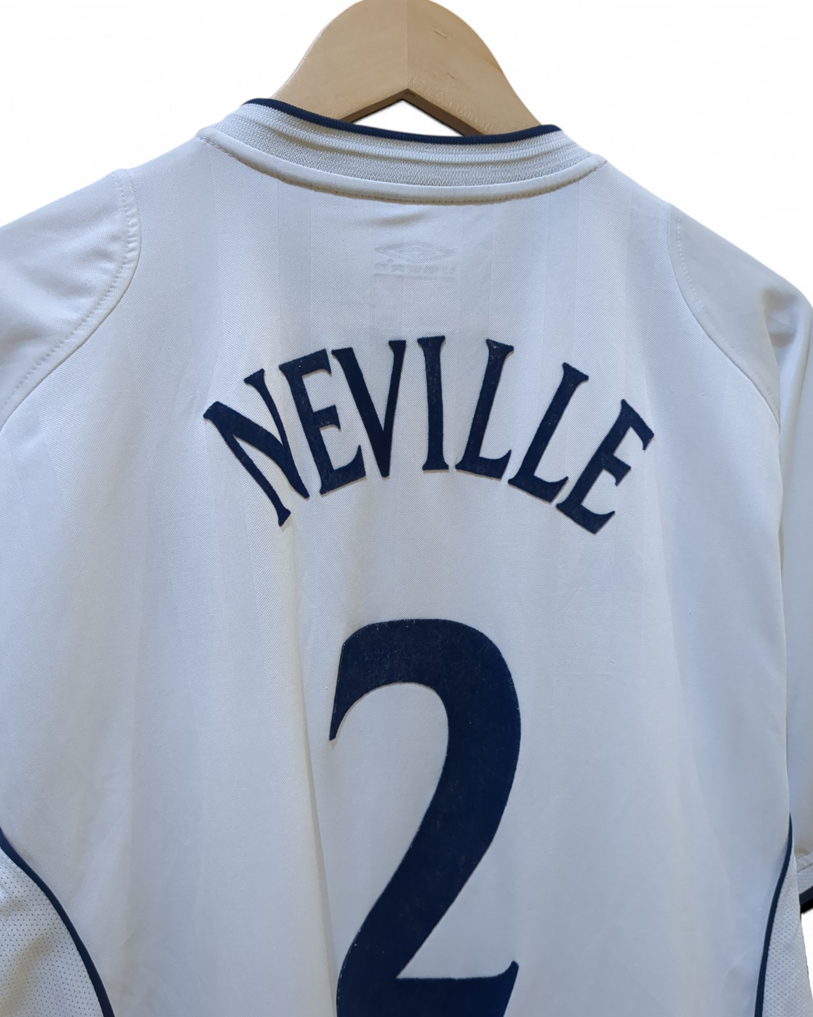 2001-03 Umbro England Home Shirt #2 Neville - (L)