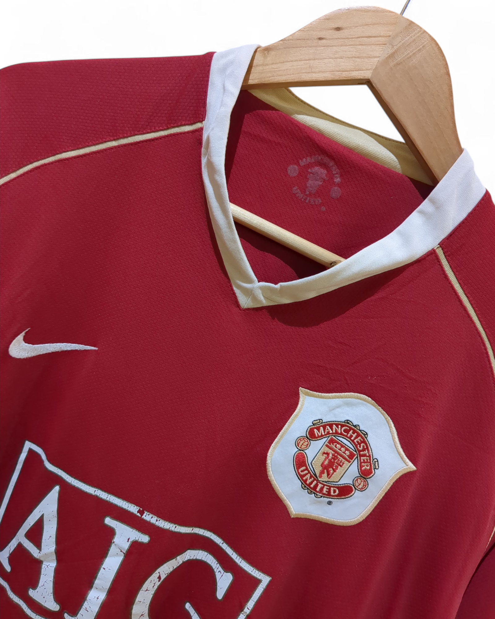 2006-07 Nike Manchester United UCL Home Shirt #14 Smith - (L)