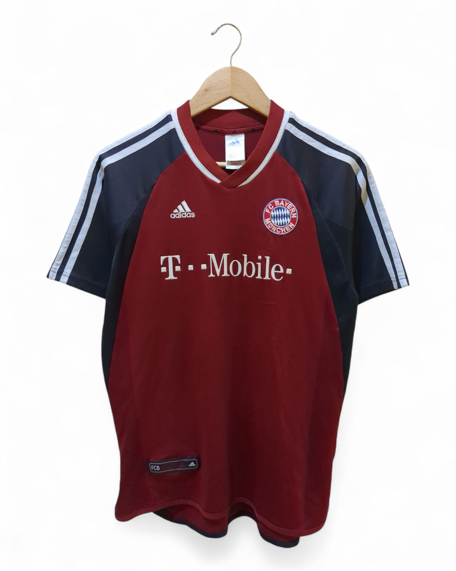 2002-03 Adidas Bayern Munich Home Shirt #13 Ballack - (M)