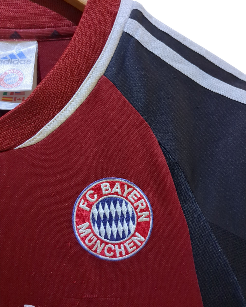 2002-03 Adidas Bayern Munich Home Shirt #13 Ballack - (M)