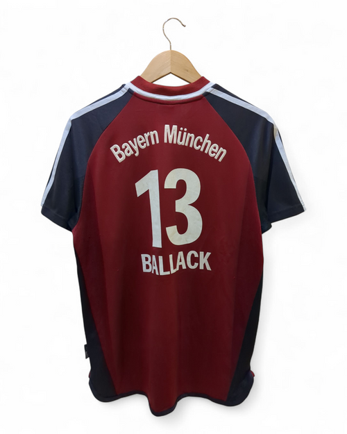 2002-03 Adidas Bayern Munich Home Shirt #13 Ballack - (M)