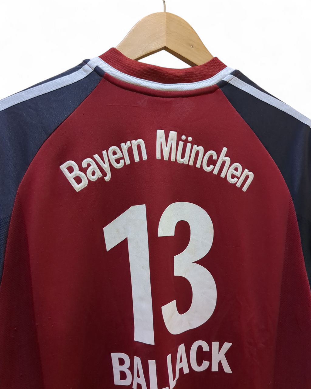 2002-03 Adidas Bayern Munich Home Shirt #13 Ballack - (M)