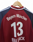 2002-03 Adidas Bayern Munich Home Shirt #13 Ballack - (M)