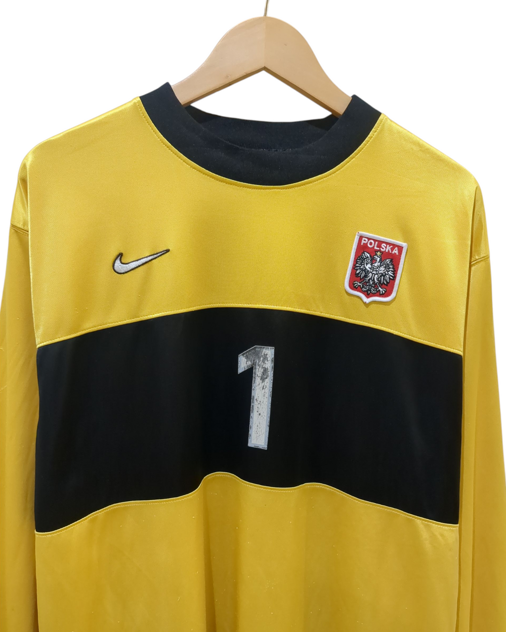 1998-99 Nike Poland Player Issue Goalkeeper Shirt #1 - (XL)