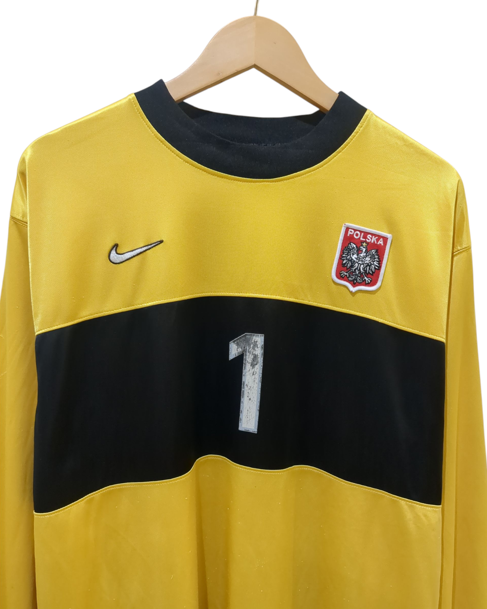 1998-99 Nike Poland Player Issue Goalkeeper Shirt #1 - (XL)