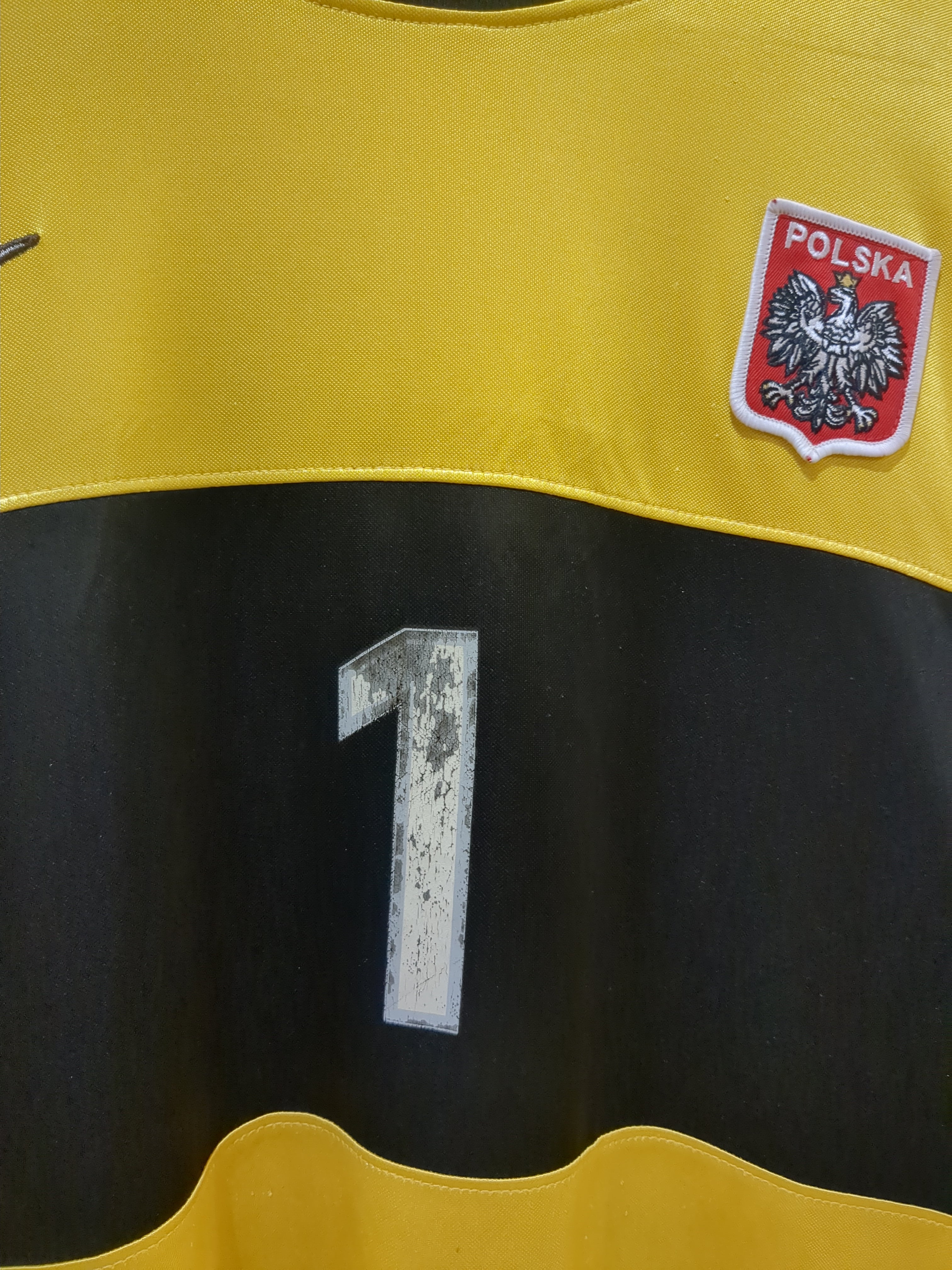 1998-99 Nike Poland Player Issue Goalkeeper Shirt #1 - (XL)