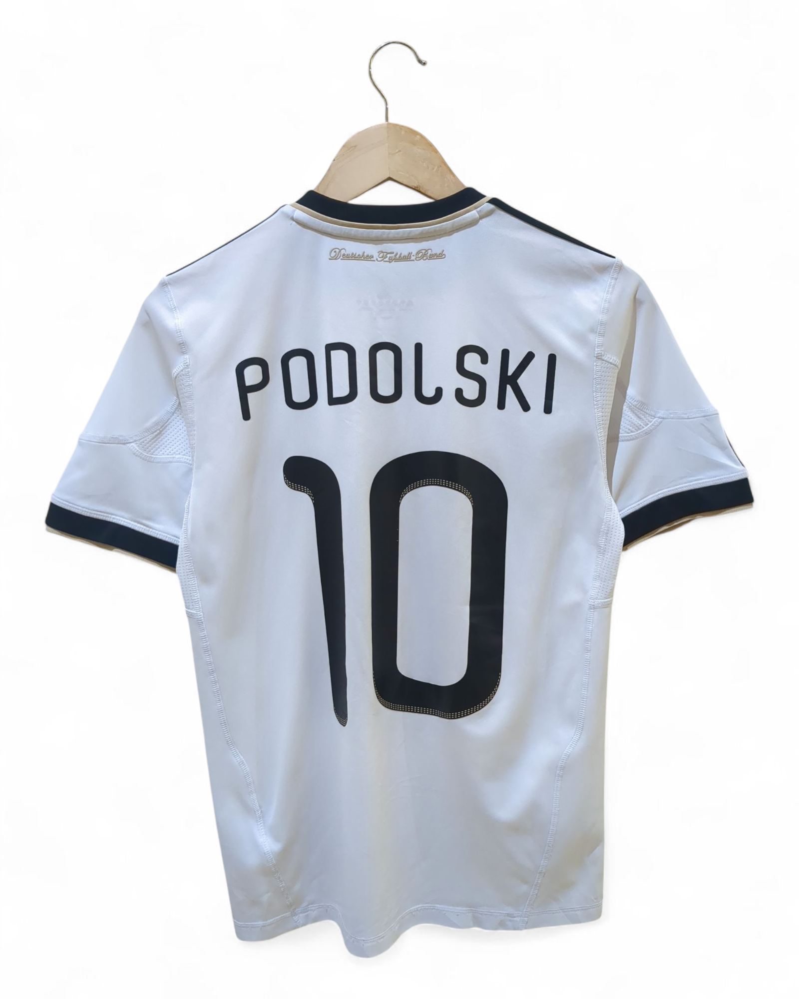 2010-11 Adidas Germany Home Shirt #10 Podolski - (S)