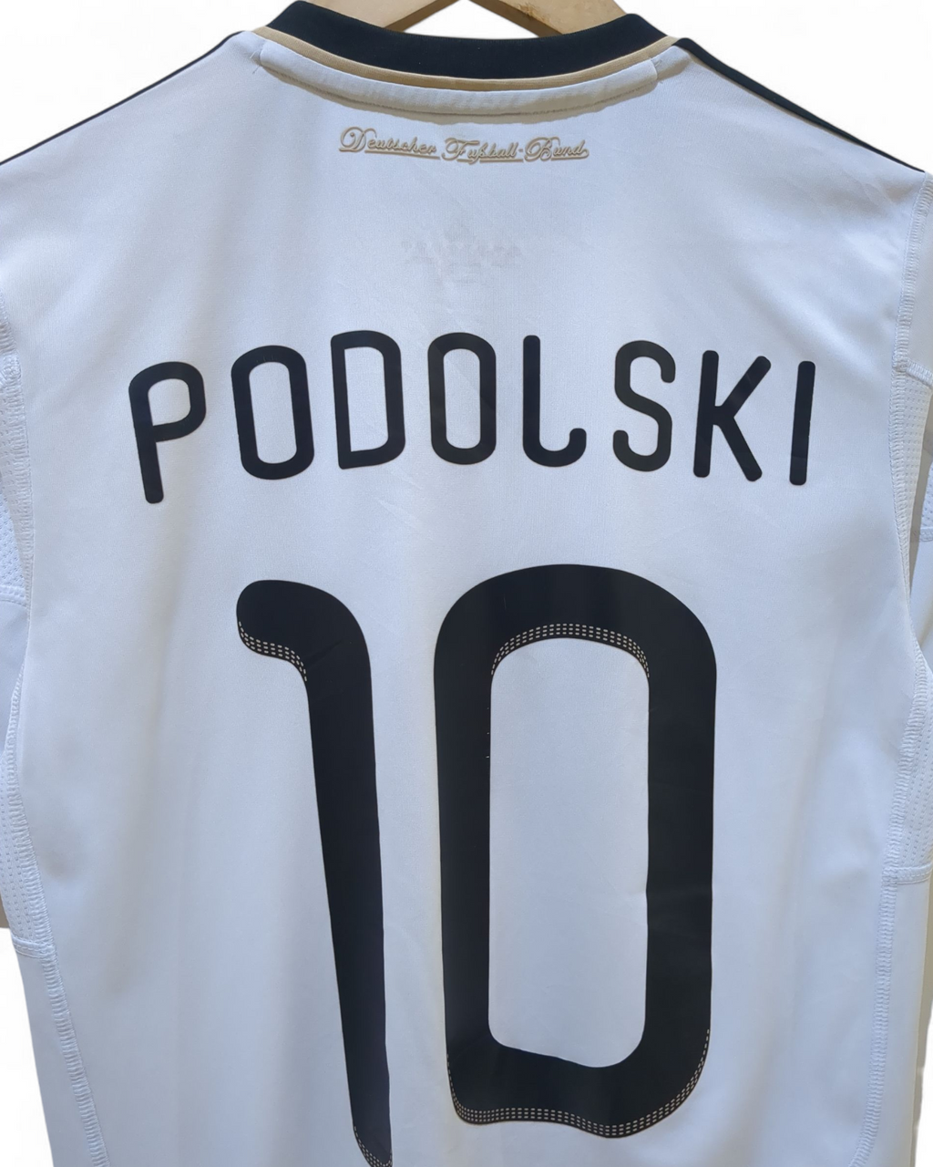 2010-11 Adidas Germany Home Shirt #10 Podolski - (S)