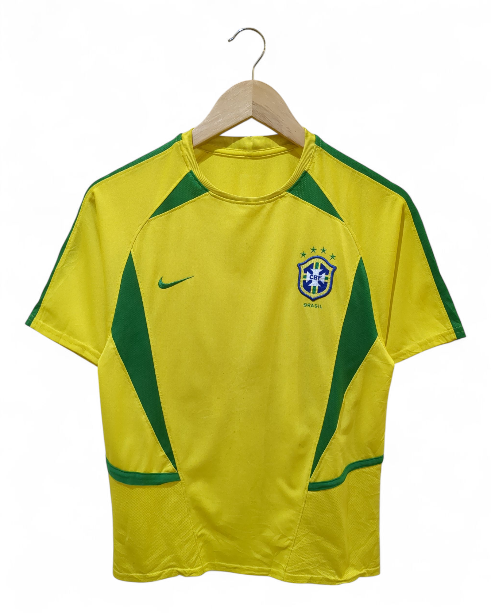 2002-04 Nike Brazil Home Shirt - (S)