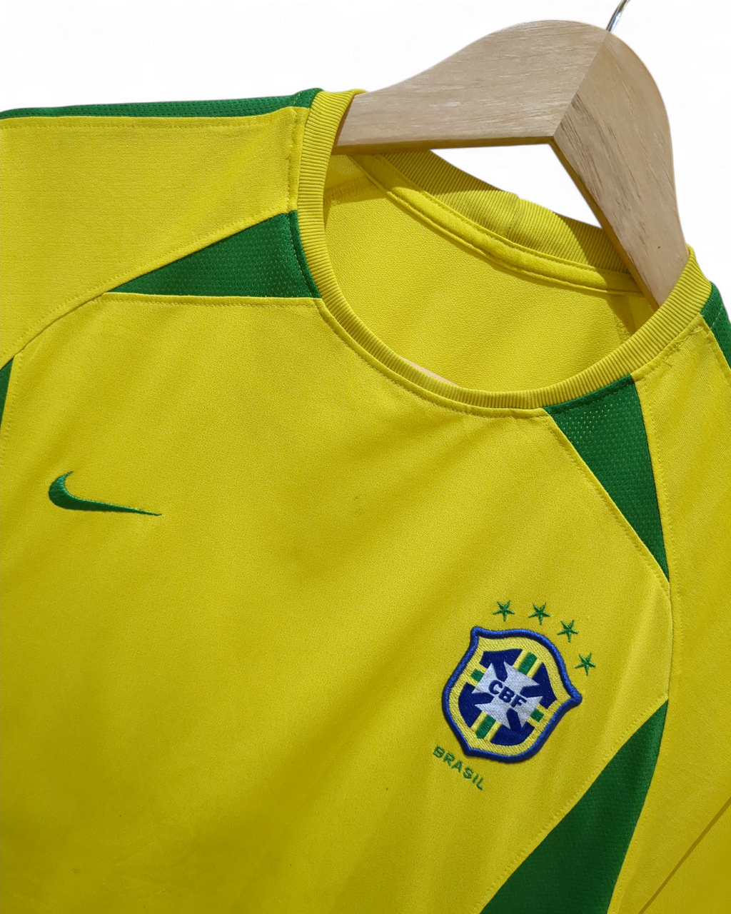 2002-04 Nike Brazil Home Shirt - (S)