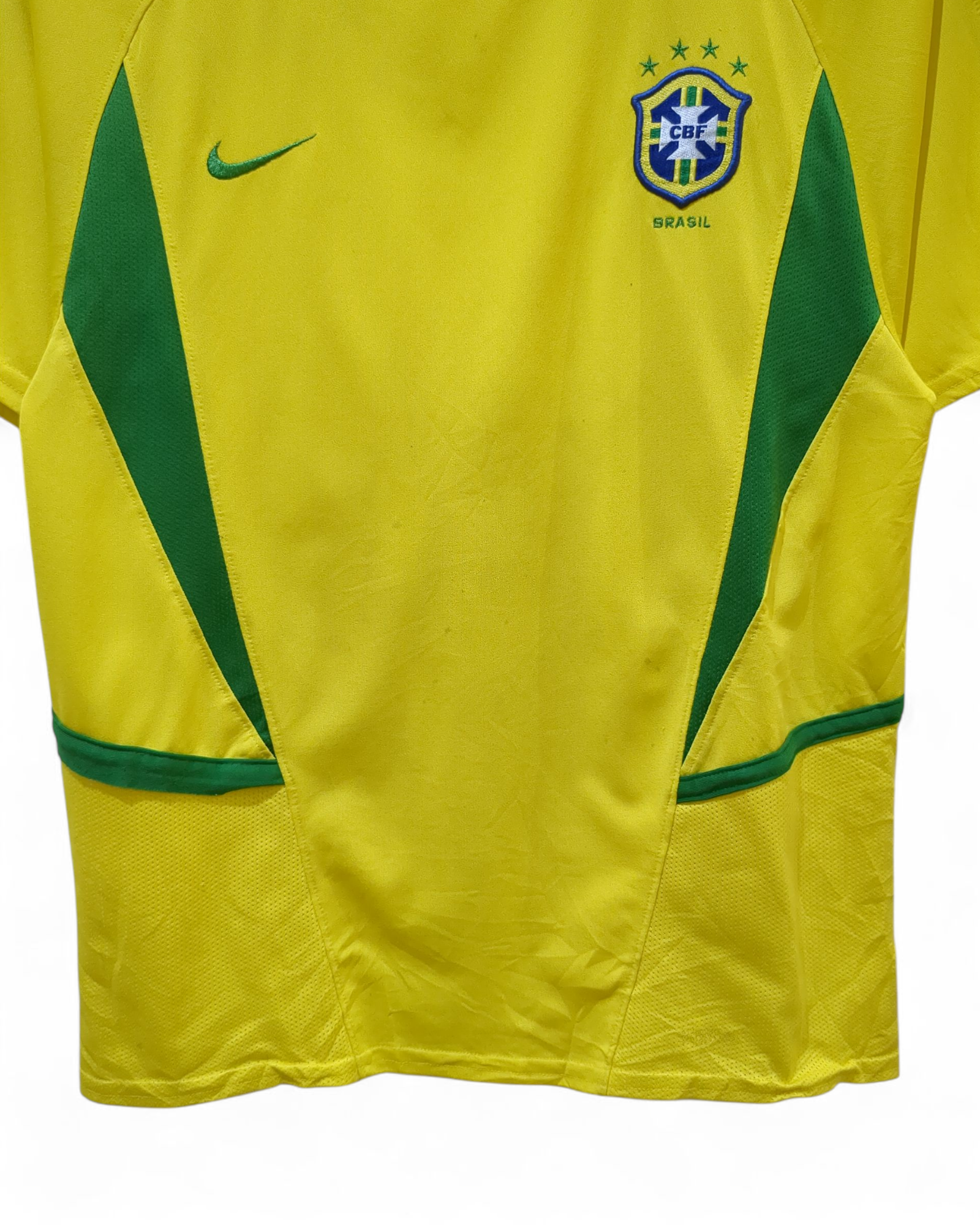 2002-04 Nike Brazil Home Shirt - (S)