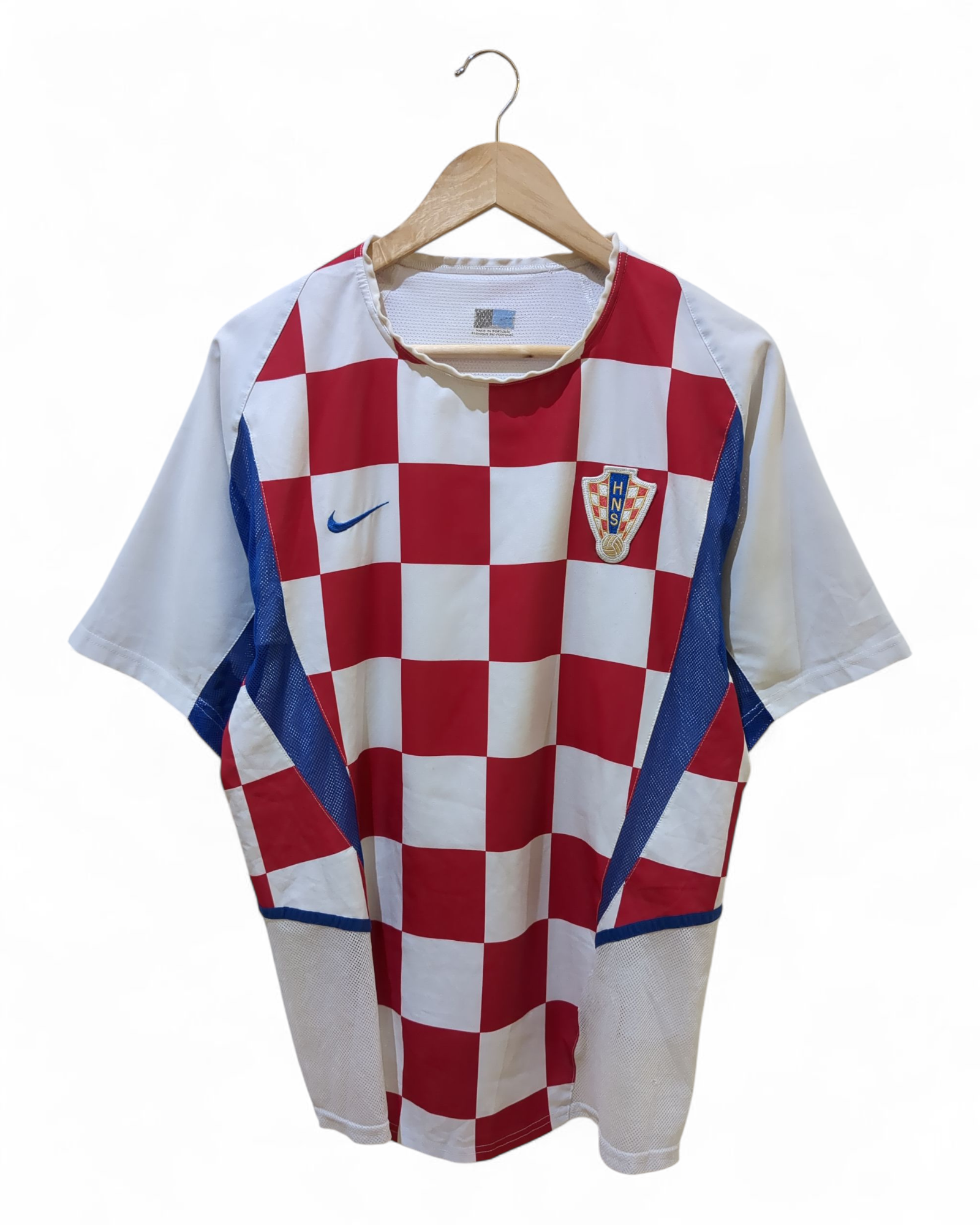 2002-04 Nike Croatia Player Issue Home Shirt - (L)