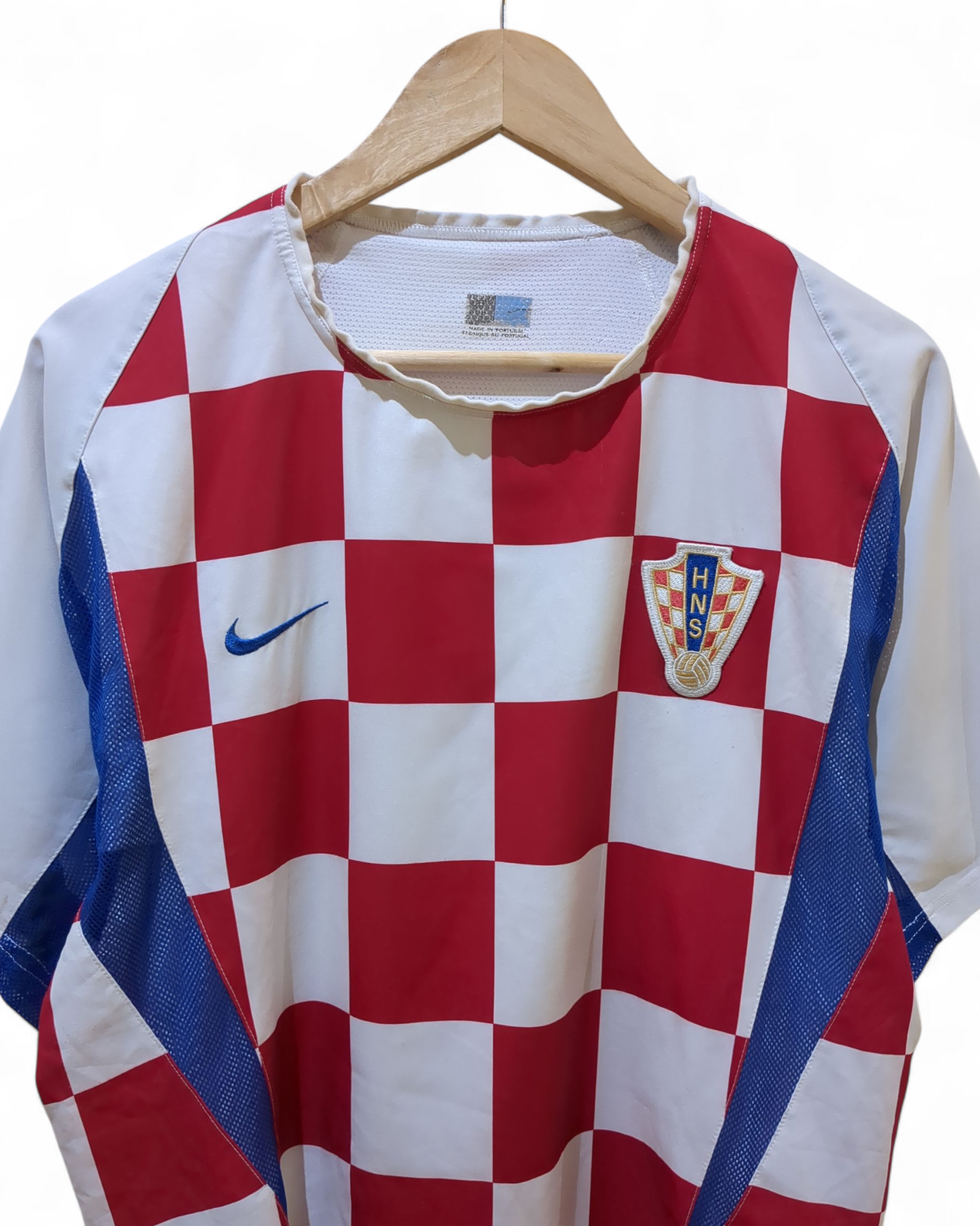 2002-04 Nike Croatia Player Issue Home Shirt - (L)