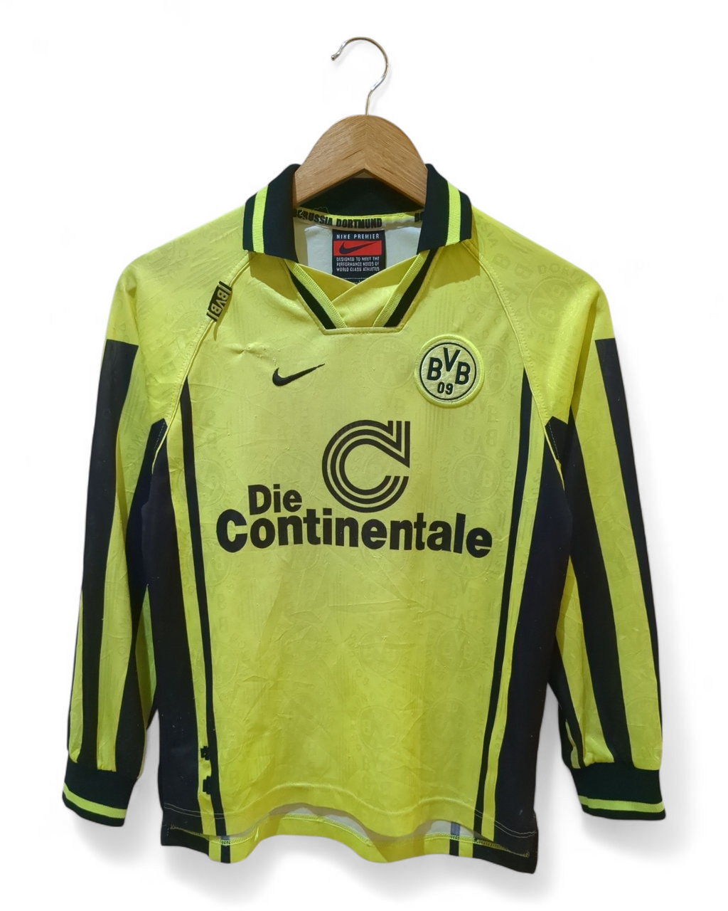 1996-97 Nike Borussia Dortmund Home L/S Shirt - (S)