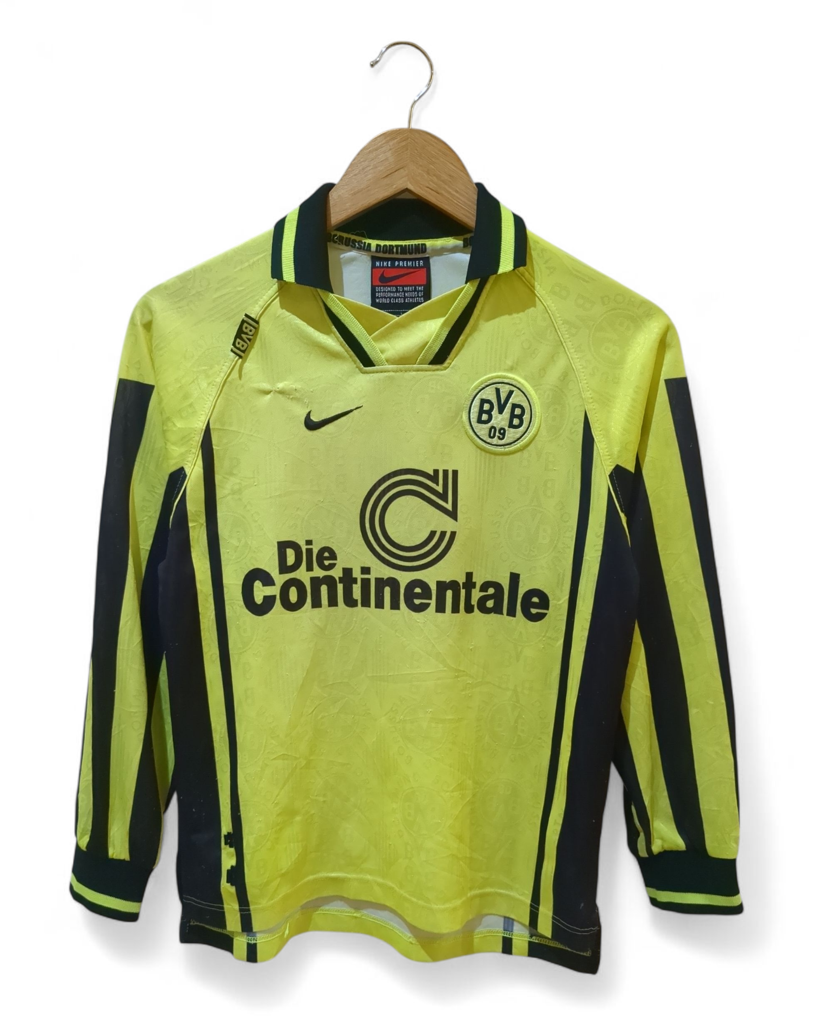 1996-97 Nike Borussia Dortmund Home L/S Shirt - (S)