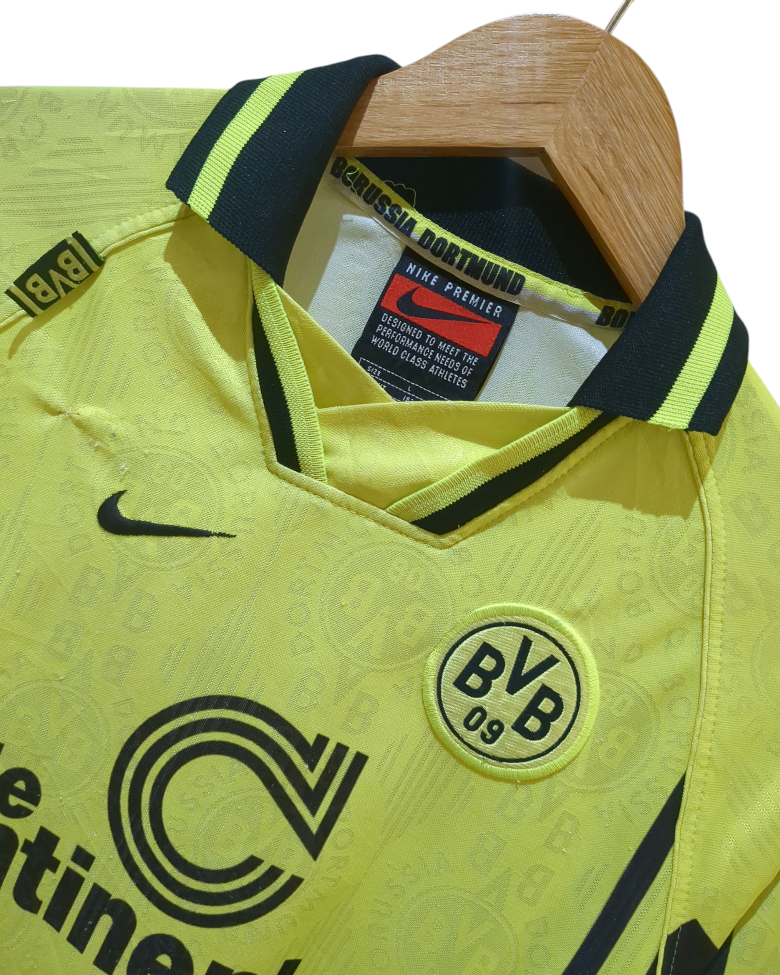 1996-97 Nike Borussia Dortmund Home L/S Shirt - (S)
