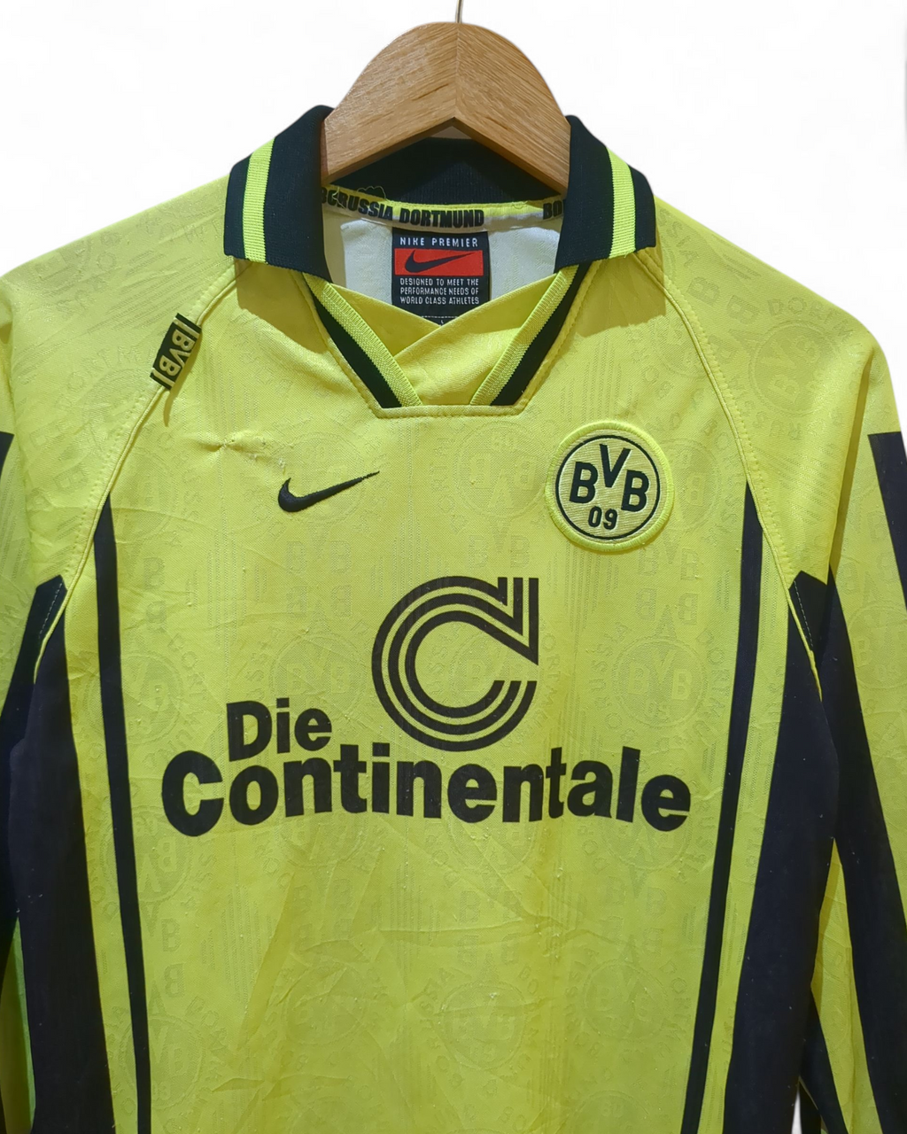 1996-97 Nike Borussia Dortmund Home L/S Shirt - (S)