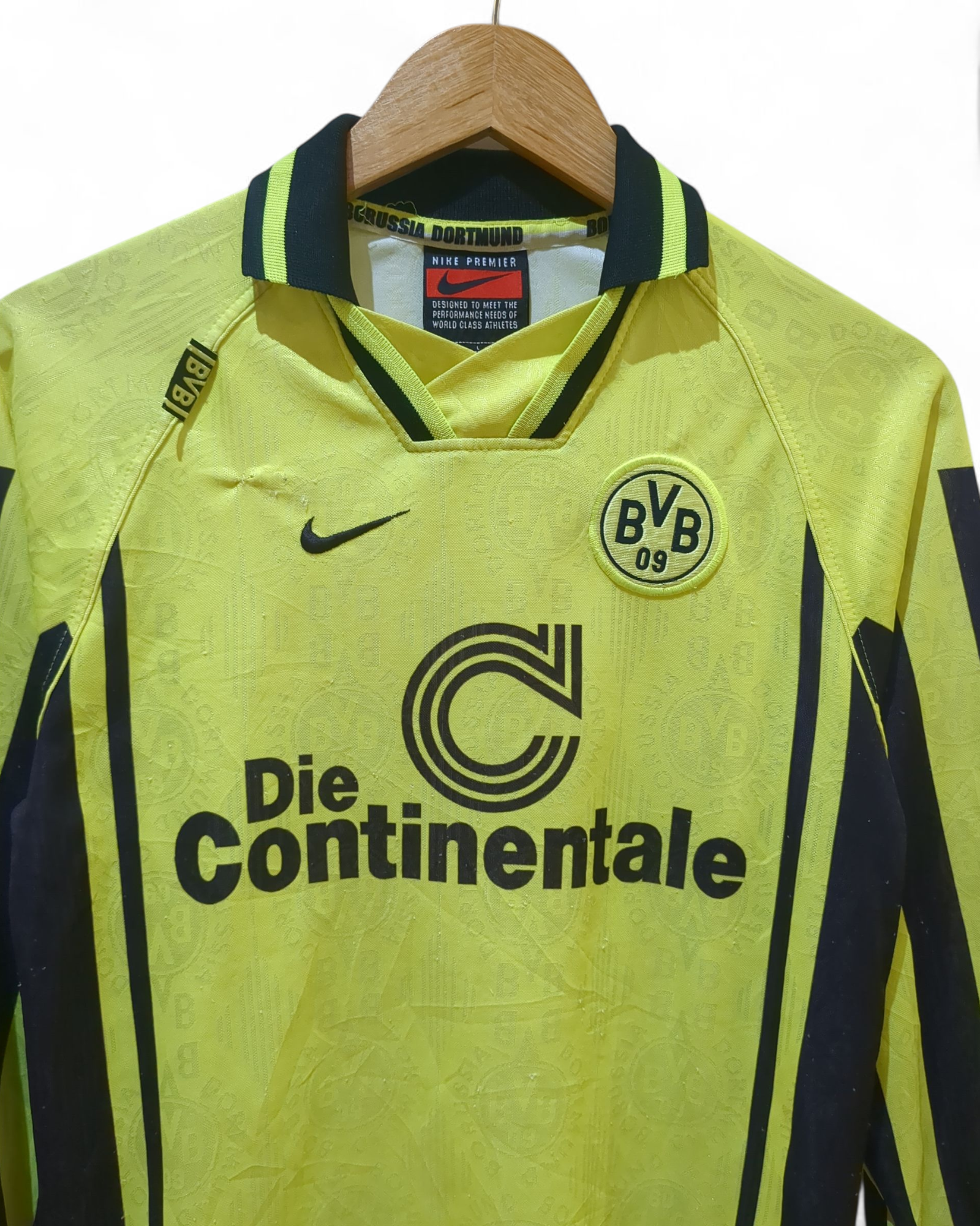 1996-97 Nike Borussia Dortmund Home L/S Shirt - (S)