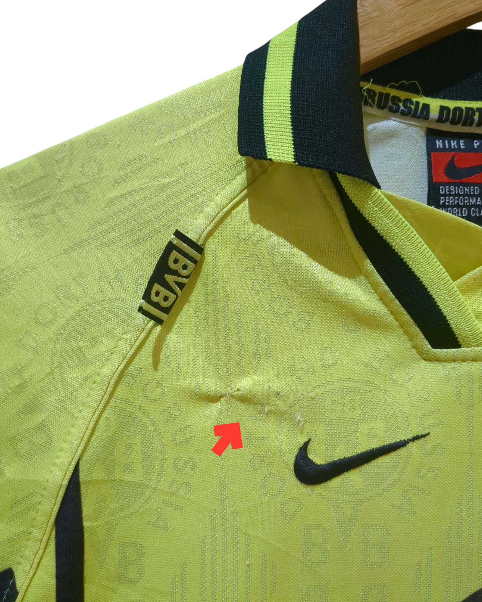 1996-97 Nike Borussia Dortmund Home L/S Shirt - (S)