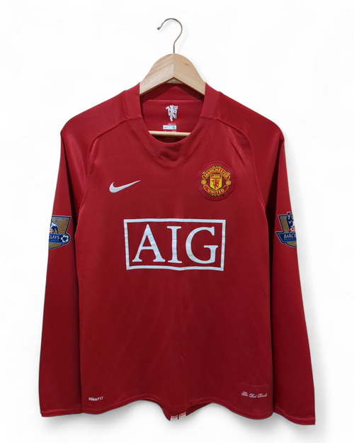 2007-09 Nike Manchester United Champions Home Shirt #11 Giggs - (S)