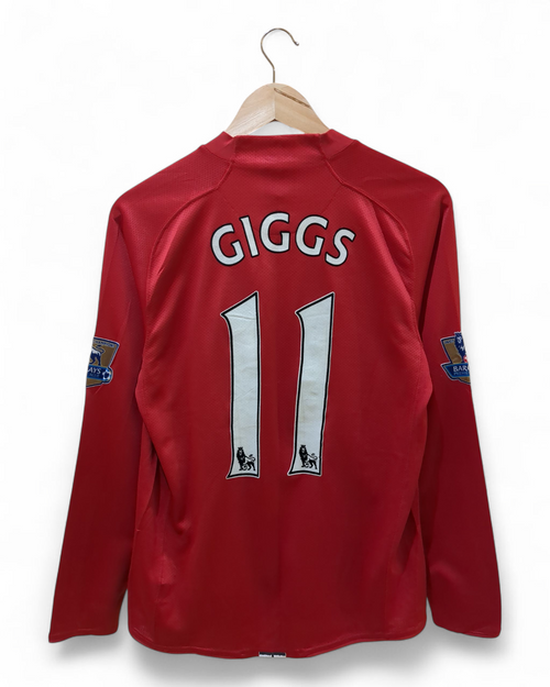 2007-09 Nike Manchester United Champions Home Shirt #11 Giggs - (S)