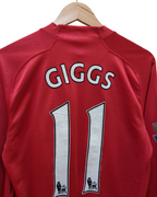 2007-09 Nike Manchester United Champions Home Shirt #11 Giggs - (S)