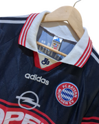 1997-99 Adidas Bayern Munich Home Shirt #14 Basler with Shorts - (L)