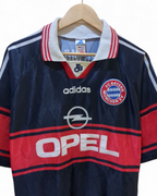 1997-99 Adidas Bayern Munich Home Shirt #14 Basler with Shorts - (L)