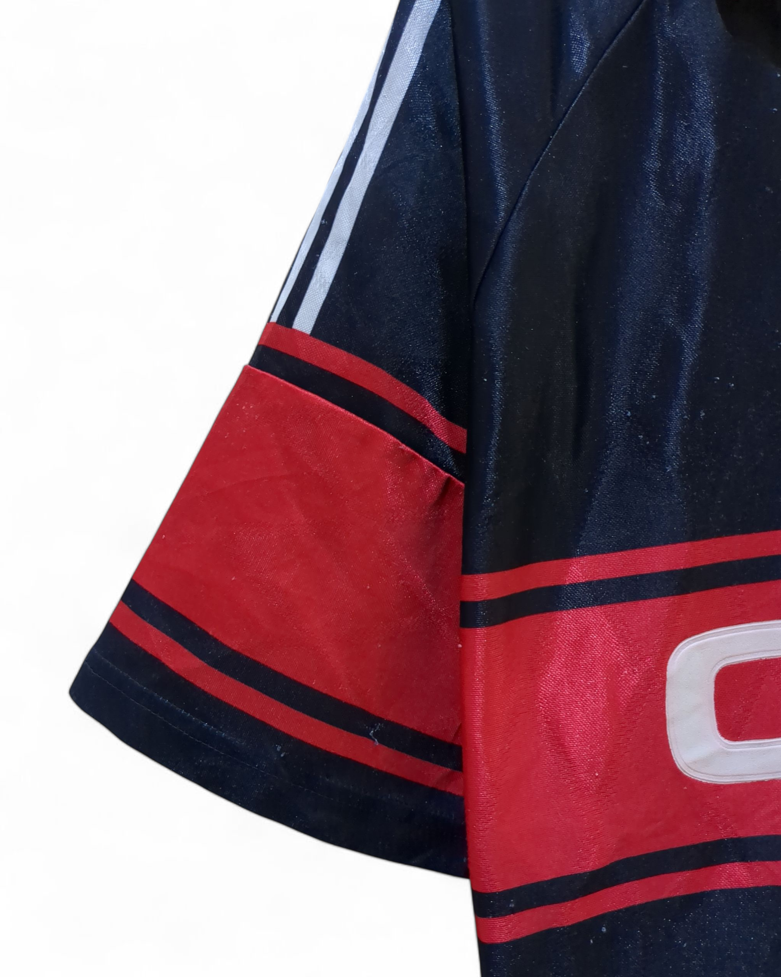 1997-99 Adidas Bayern Munich Home Shirt #14 Basler with Shorts - (L)