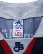 1997-99 Adidas Bayern Munich Home Shirt #14 Basler with Shorts - (L)
