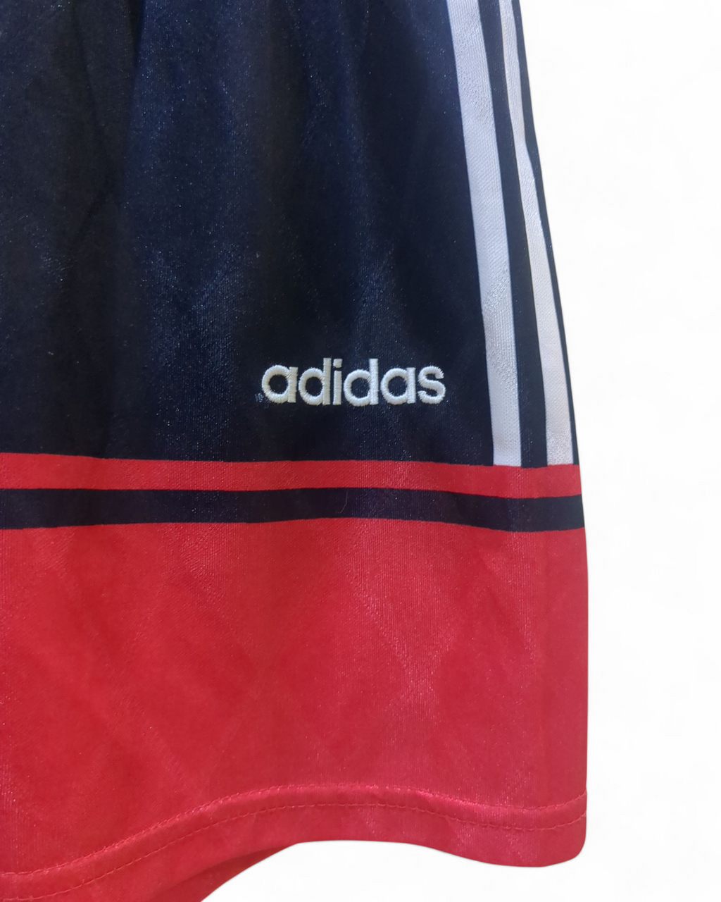 1997-99 Adidas Bayern Munich Home Shirt #14 Basler with Shorts - (L)