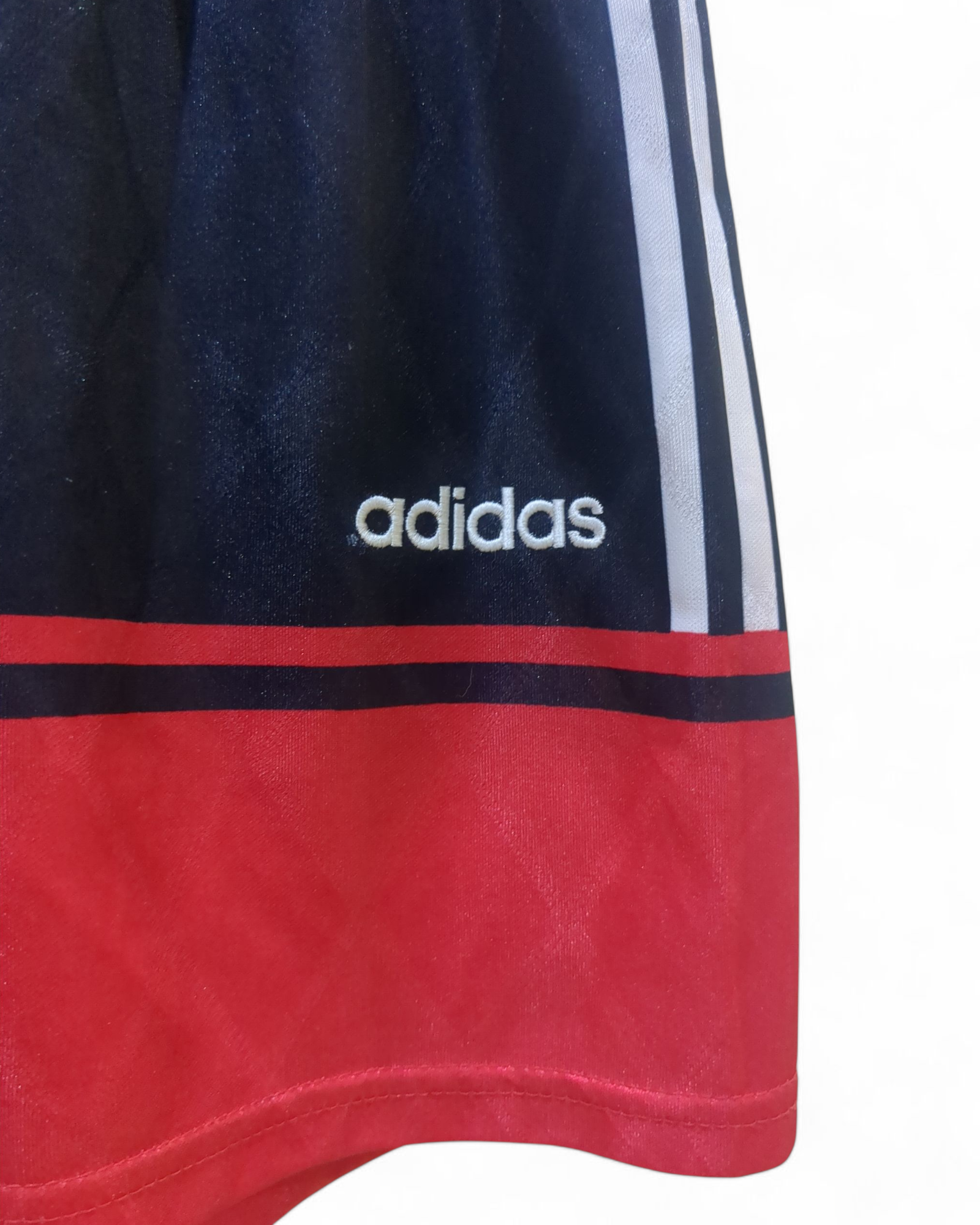 1997-99 Adidas Bayern Munich Home Shirt #14 Basler with Shorts - (L)