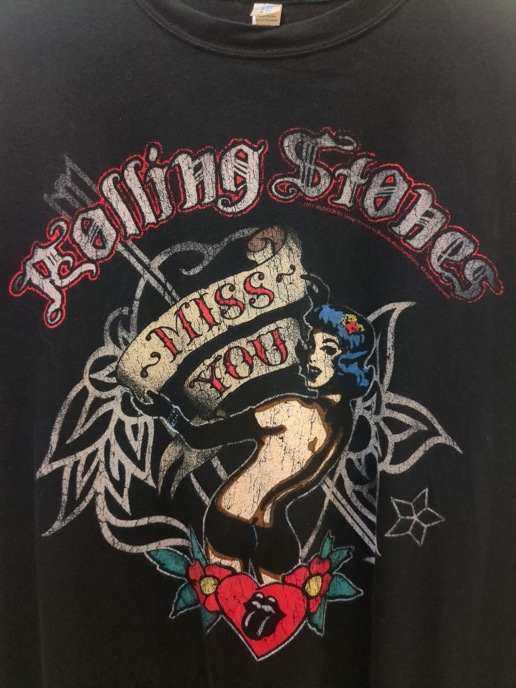 Gildan The Rolling Stones Miss You Tee - (XL)