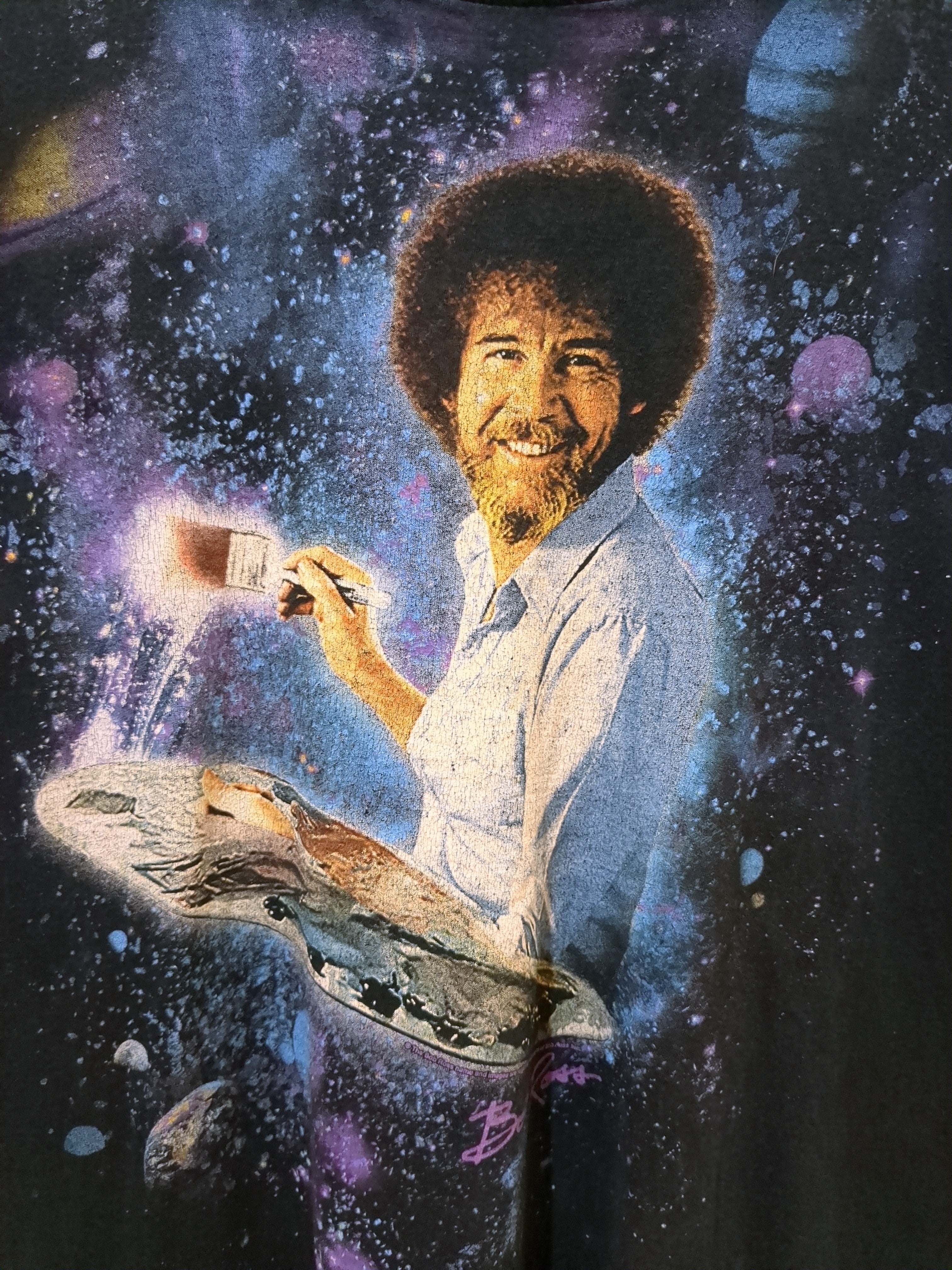 Bob Ross Painter Graphic Tee - (L)
