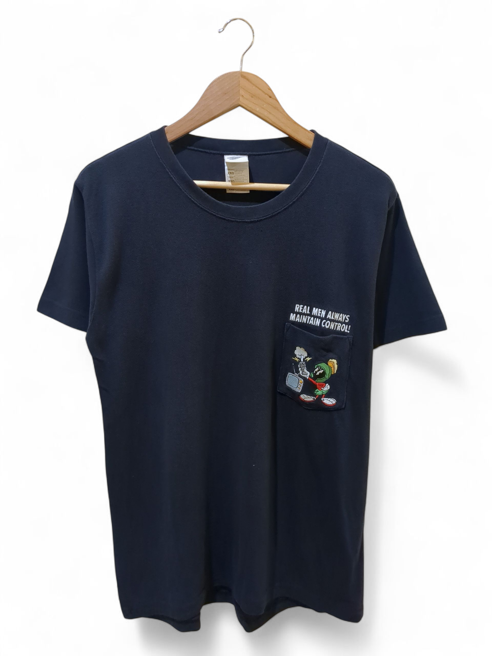 Warner Bros. Studio Store 1999 Marvin The Martian Pocket Tee - (M)