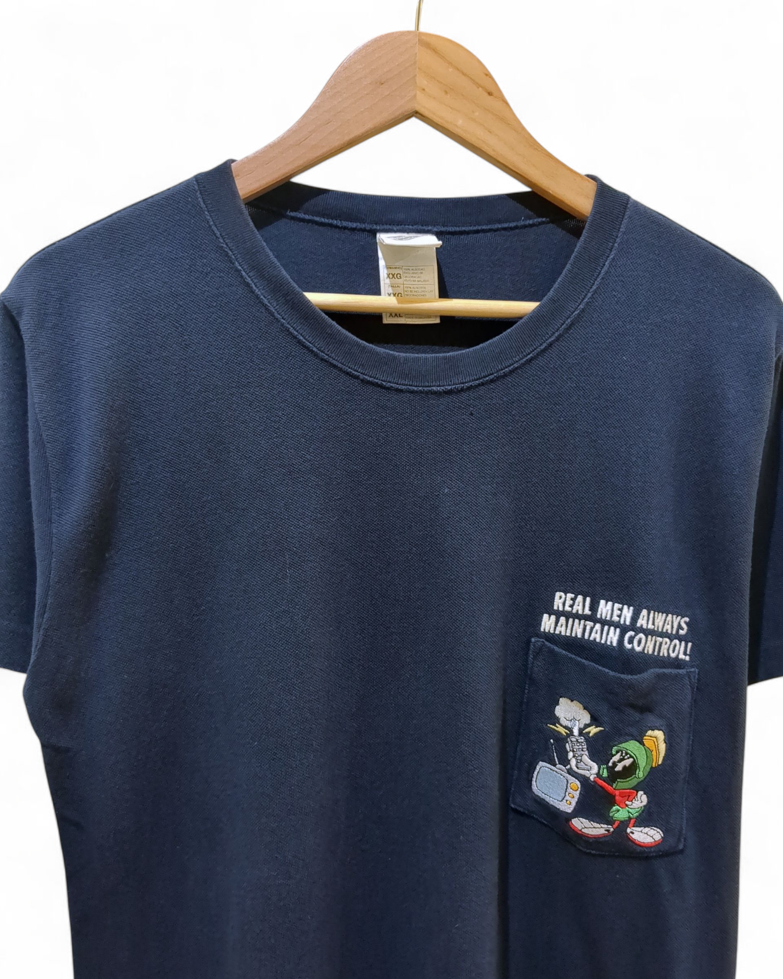 Warner Bros. Studio Store 1999 Marvin The Martian Pocket Tee - (M)