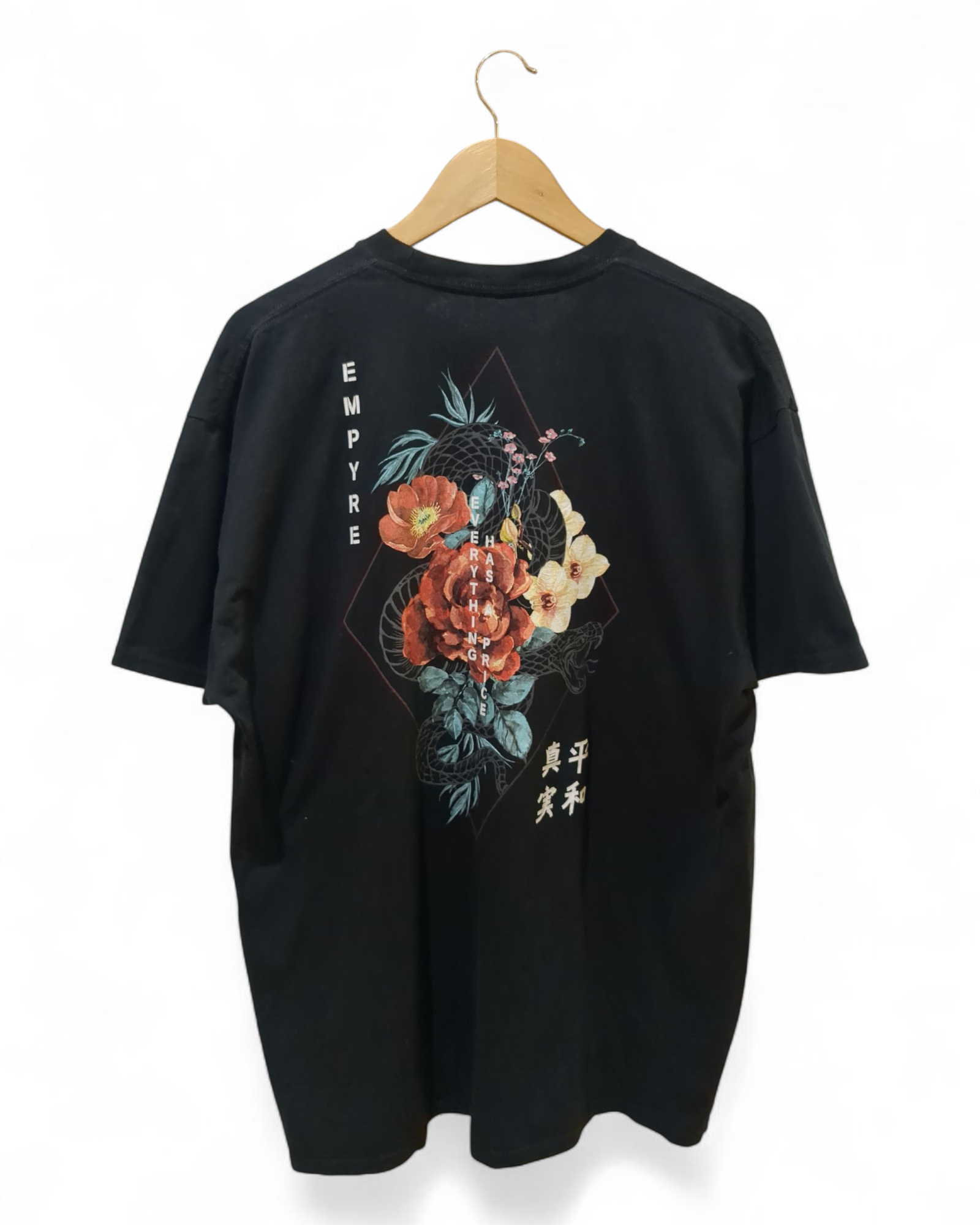 Empyre Rose Kanji Graphic Tee - (XL)