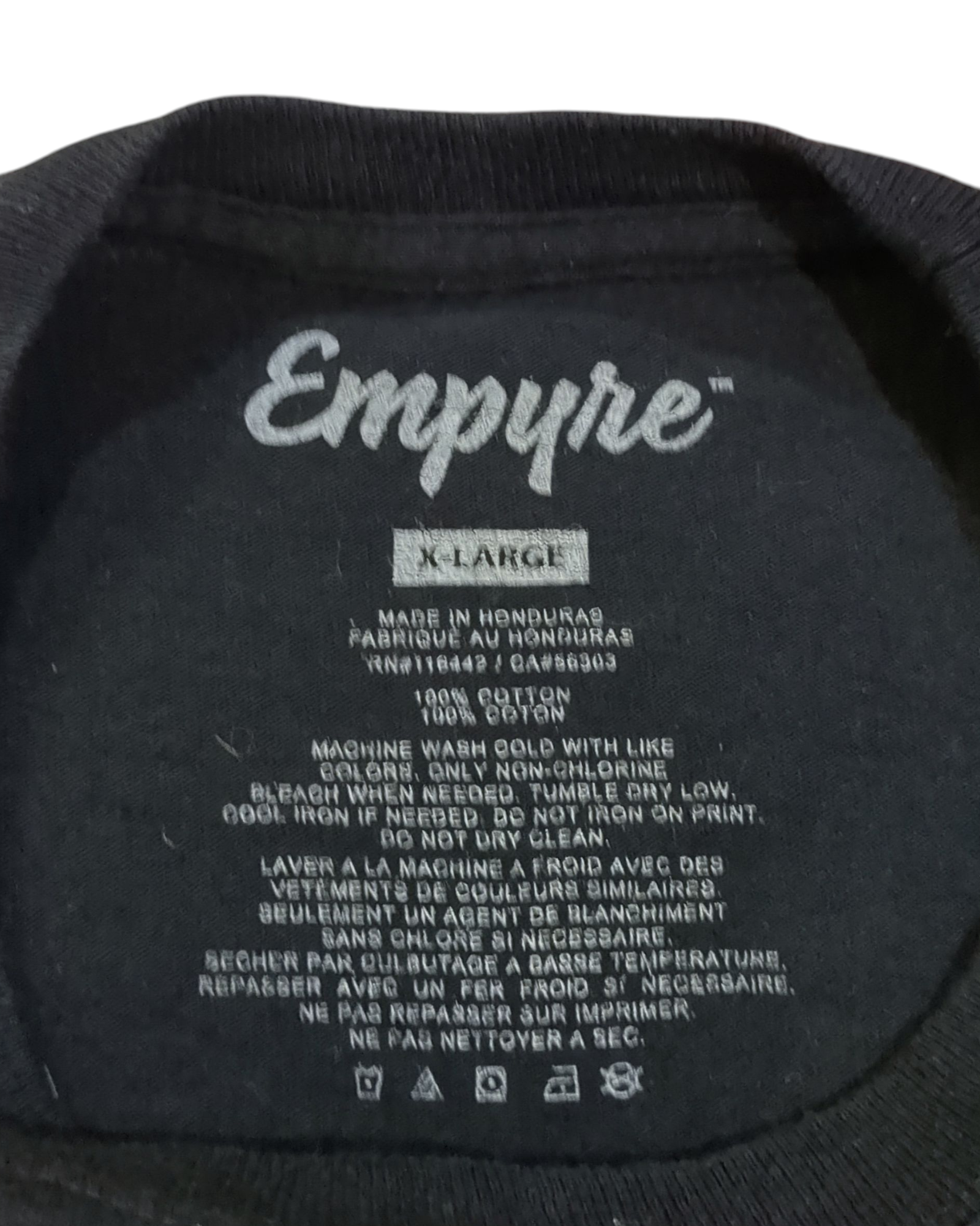 Empyre Rose Kanji Graphic Tee - (XL)