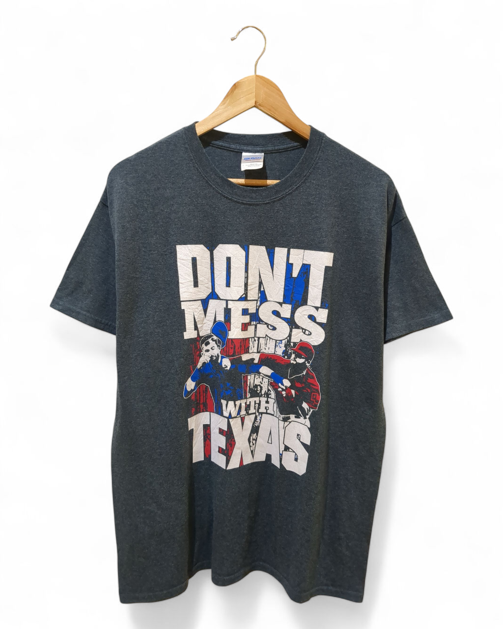 Gildan Don't Mess with Texas Rangers Tee - (L)