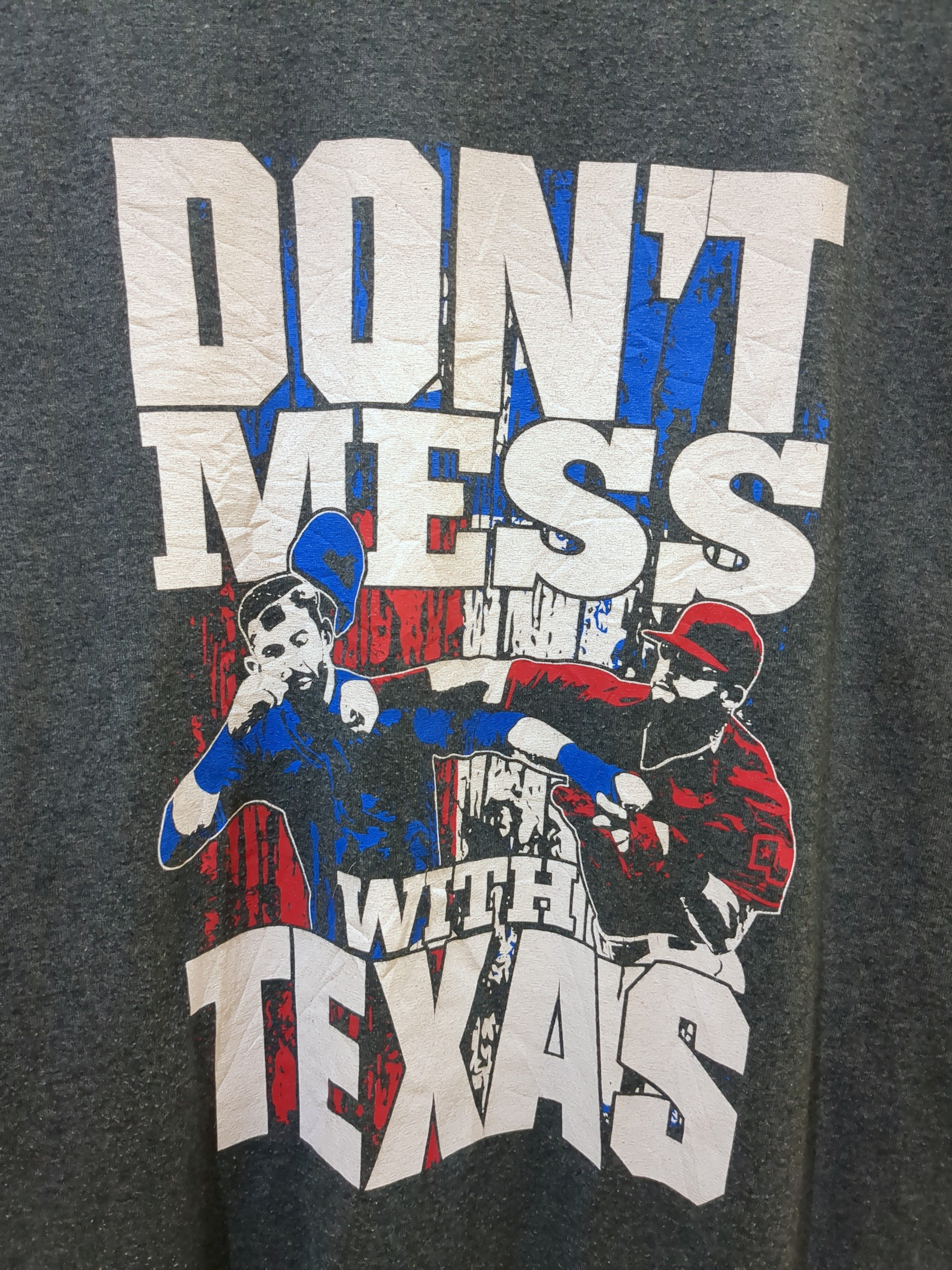 Gildan Don't Mess with Texas Rangers Tee - (L)