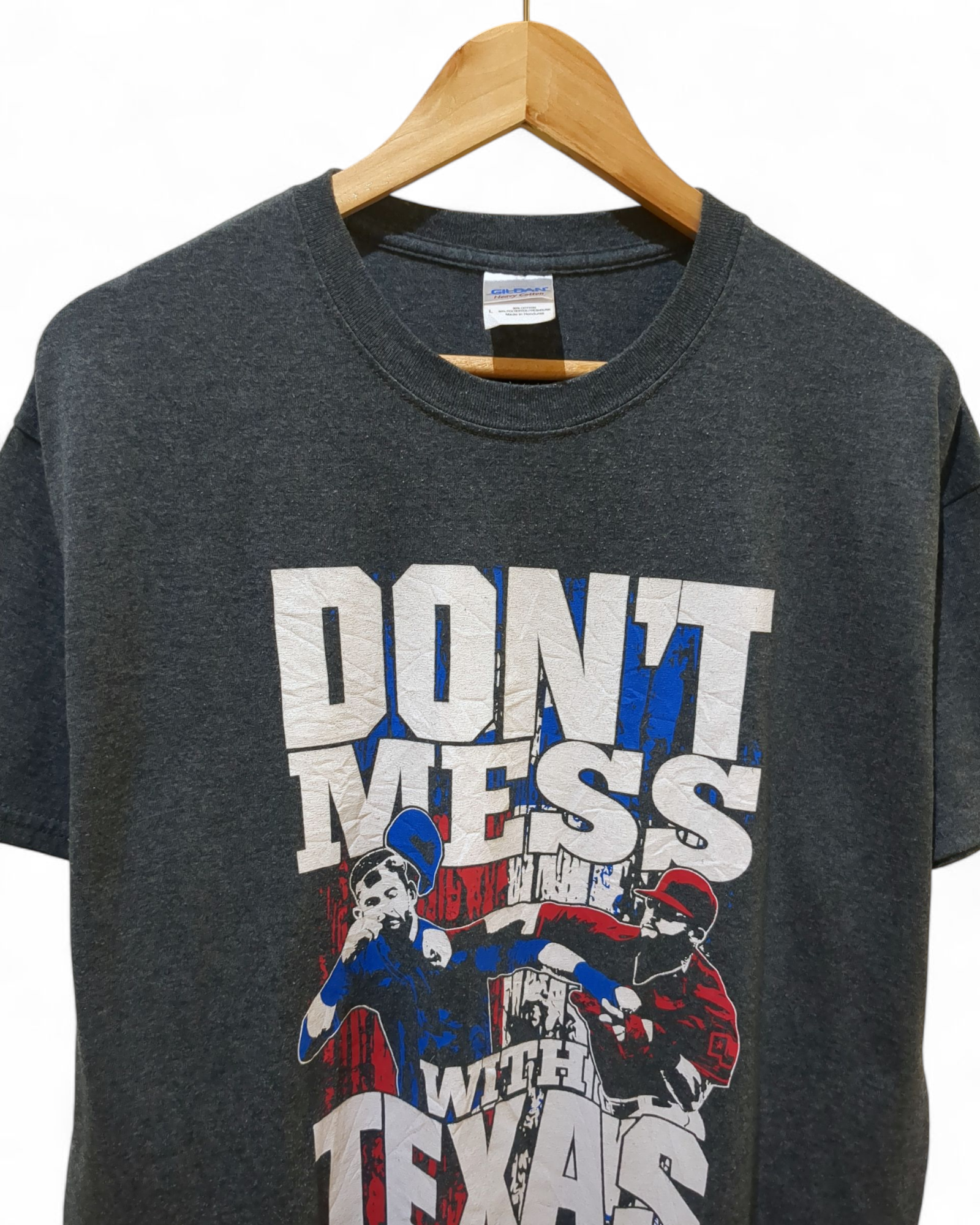 Gildan Don't Mess with Texas Rangers Tee - (L)