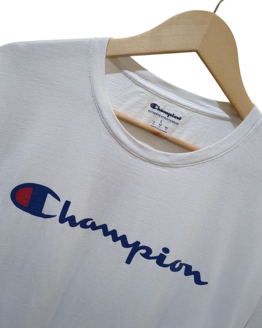 Champion Classic Logo Tee - (L)