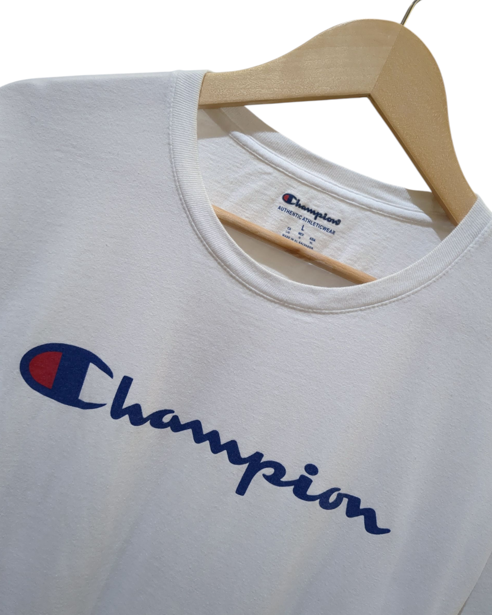 Champion Classic Logo Tee - (L)