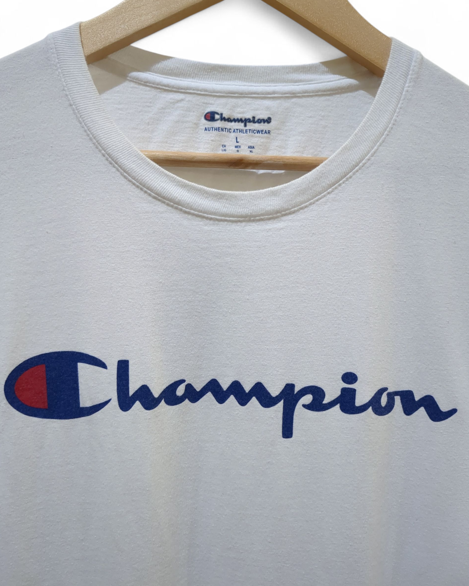 Champion Classic Logo Tee - (L)