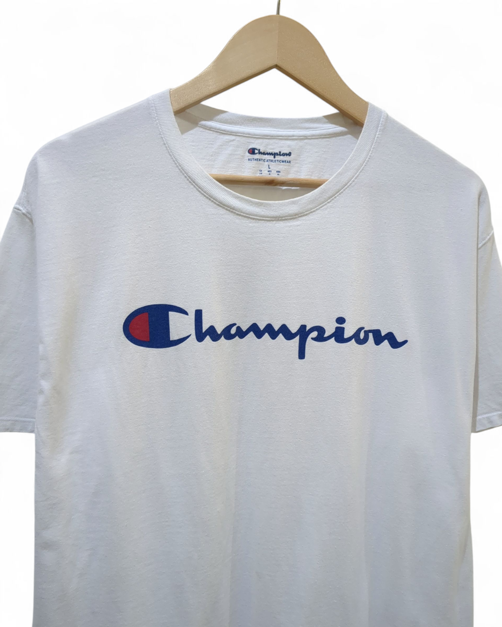 Champion Classic Logo Tee - (L)