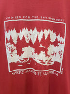 Textile Prints 90s Mystic Marinelife Aquarium Single Stitch Tee - (M)
